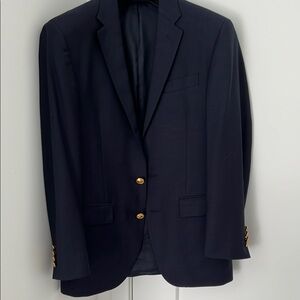 Classic Navy Blazer with Gold Buttons